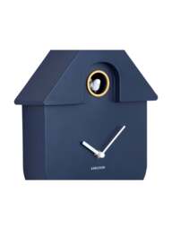 Present Time Modern Cuckoo Clock in Dark Blue - thumbnail 4
