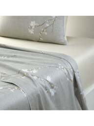 BOSS Home Almond Flowers Fitted Sheet Mulitcoloured, Cotton, Size Single - thumbnail 1