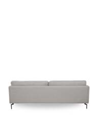 Barker and Stonehouse Juneau Fabric Three Seater Sofa in Grey - thumbnail 3