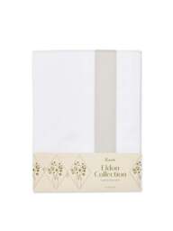 Fenwick at Home Eldon Duvet Cover White in White/Cool Grey, Cotton, Size King - thumbnail 1
