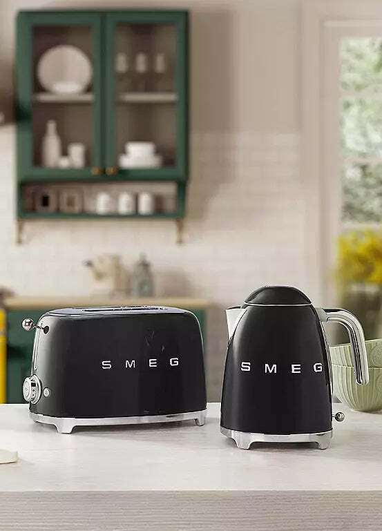 Black Smeg Appliances Smeg Kettle And Toaster Set Smeg Black Gloss
