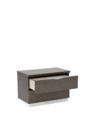Barker and Stonehouse Lutyen Large Bedside Table, And Taupe in Grey - thumbnail 3