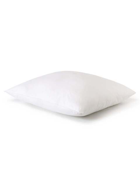 The Fine Bedding Company Spundown Square Pillow in White, Cotton