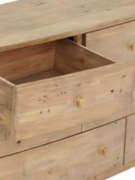 Barker and Stonehouse Lewes Reclaimed Wood 8 Drawer Dresser in Brown - thumbnail 3