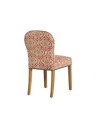Barker and Stonehouse Gable Patterned Fabric Dining Chair in Red - thumbnail 3