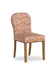 Barker and Stonehouse Gable Patterned Fabric Dining Chair in Red