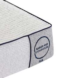 Barker and Stonehouse Nia Single Pocket Sprung Memory Foam Mattress in White - thumbnail 2