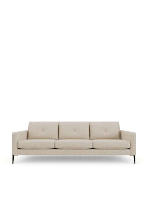 Heal's Brunel Tessuta 4-Seater Sofa in Oatmeal, Wood/Metal - image 1