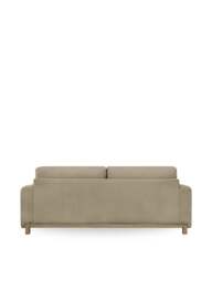 Barker and Stonehouse Reynard Fabric Three Seater Sofa in Neutral - thumbnail 3