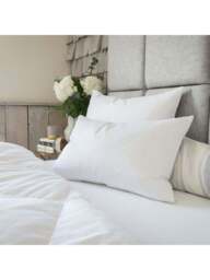 The Fine Bedding Company Goose Feather And Down Pillow in White - thumbnail 2