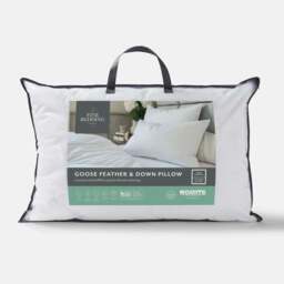 The Fine Bedding Company Goose Feather And Down Pillow in White - thumbnail 3