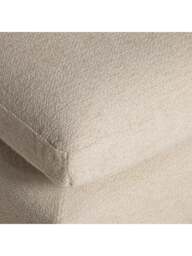 Barker and Stonehouse Damaris Fabric Modular Armless 1 Seat Chair in Neutral - thumbnail 4