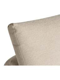 Barker and Stonehouse Damaris Fabric Modular Armless 1 Seat Chair in Neutral - thumbnail 3