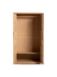 Barker and Stonehouse Olav Wooden 2 Door Wardrobe in Neutral - thumbnail 3