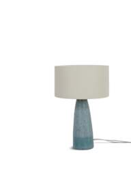 Heal's Ryde Glass Table Lamp in Blue