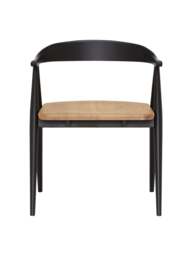 Barker and Stonehouse Ercol Monza Wood Open Back Dining Chair in Black - thumbnail 2