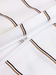 BOSS Home Bray Duvet Cover in White, Cotton, Size Single - thumbnail 4