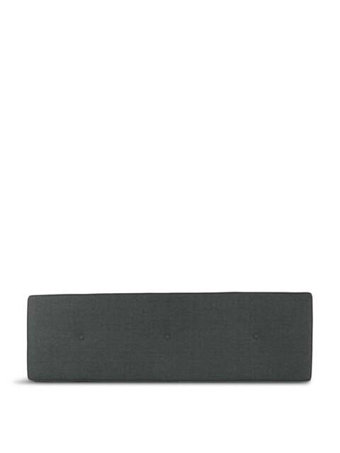 Heal's Brunel Blanket Box Cushion in Grey, Polyester, Size 128x39x5