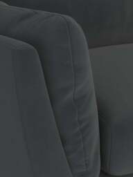 Barker and Stonehouse Boone Velvet 3 Seater Sofa in Green - thumbnail 5