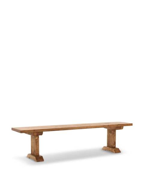 Barker and Stonehouse Covington Reclaimed Wood Dining Bench in Brown, Size 160cm - image 1