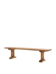 Barker and Stonehouse Covington Reclaimed Wood Dining Bench in Brown, Size 160cm - thumbnail 3