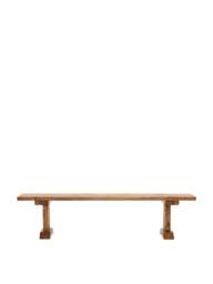 Barker and Stonehouse Covington Reclaimed Wood Dining Bench in Brown, Size 160cm - thumbnail 2