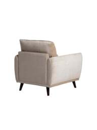 Barker and Stonehouse Mallory Fabric Armchair in Neutral - thumbnail 3