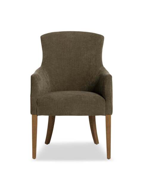 Barker and Stonehouse Lockwood Fabric Dining Chair in Green - image 1