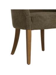 Barker and Stonehouse Lockwood Fabric Dining Chair in Green - thumbnail 4