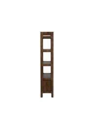 Barker and Stonehouse Cresta Acacia Wood 4 Shelf Bookcase in Brown - thumbnail 2