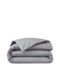 BOSS Home Be Boss Duvet Cover in Storm, Cotton, Size Single - thumbnail 2