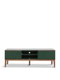 Heal's Lars Av Unit in Green, Size 158x40x53