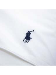 Ralph Lauren Home Polo Player Flat Sheet in White, Cotton, Size Double - thumbnail 3