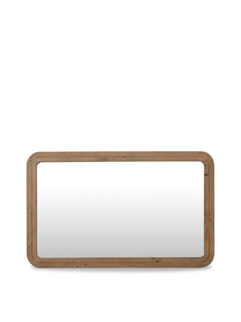Barker and Stonehouse Tosca Reclaimed Wood Wall Mirror in Brown - image 1