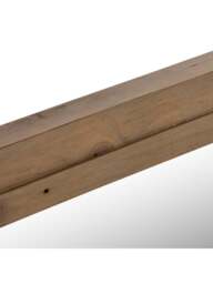 Barker and Stonehouse Tosca Reclaimed Wood Wall Mirror in Brown - thumbnail 3