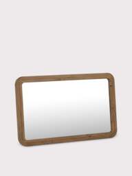 Barker and Stonehouse Tosca Reclaimed Wood Wall Mirror in Brown - thumbnail 4
