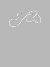 Heal's Squiggle Led Pendant / in White, Gold, Size 150x125x23 - thumbnail 2