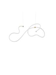 Heal's Squiggle Led Pendant / in White, Gold, Size 150x125x23 - thumbnail 1