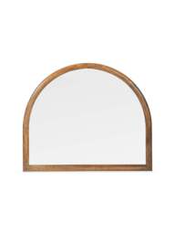 Heal's Genoa Over Mantle Mirror Finish 120 X 100Cm in Walnut
