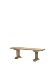 Barker and Stonehouse Newsham Reclaimed Wood Bench, Waxed Finish in Grey - thumbnail 4