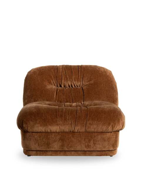 Barker and Stonehouse Nicolo Fabric Armchair in Brown - image 1