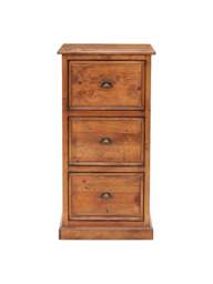 Barker and Stonehouse Villiers Reclaimed Wood 3 Drawer Filing Cabinet in Reclaimed Pine - thumbnail 2