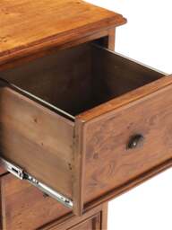 Barker and Stonehouse Villiers Reclaimed Wood 3 Drawer Filing Cabinet in Reclaimed Pine - thumbnail 4