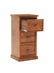 Barker and Stonehouse Villiers Reclaimed Wood 3 Drawer Filing Cabinet in Reclaimed Pine - thumbnail 3