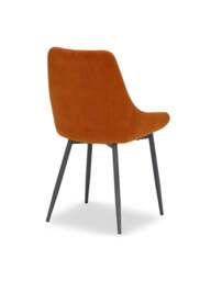 Barker and Stonehouse Emmett Cord Fabric Dining Chair in Orange - thumbnail 3