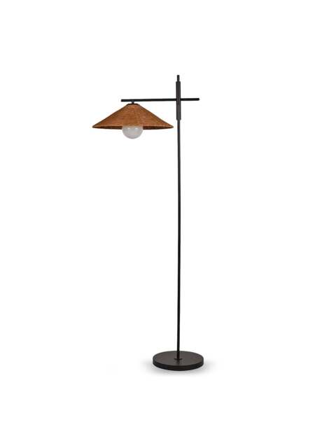 Heal's Armstrong Adjustable Floor Lamp /rattan in Black - image 1