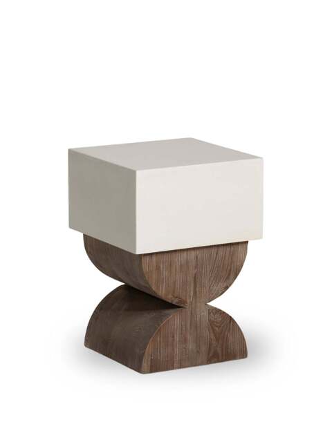 Barker and Stonehouse Turvey Side Table in White - image 1