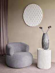Libra Interiors Lani Side Table in grey - thumbnail 2