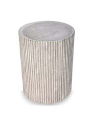 Libra Interiors Lani Side Table in grey