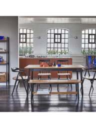 Barker and Stonehouse Ercol Monza Oak Bench in Neutral - thumbnail 2